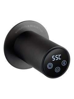 Полотенцесушитель электрический встраиваемый Wonzon & Woghand Dortmund WW-A362-MB 58x45 см с внутренней частью чёрный матовый